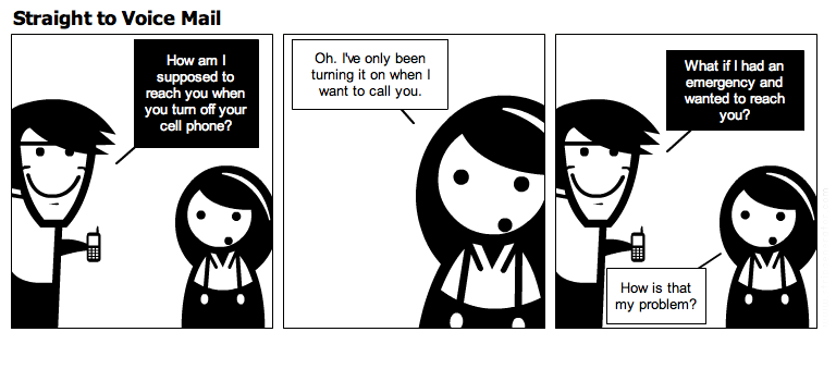 Why do you turn off your cell phone?